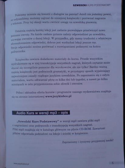 Szwedzki - Kurs podstawowy - książka - DSC00836.JPG