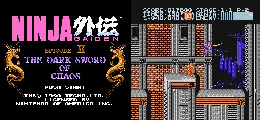 400 in 1 - RETRO ... - 021 334. NINJA GAIDEN 2 Ninja Gaiden Episode II. The Dark Sword of           Chaos 1990 TECMO.jpg