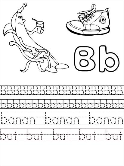 Ćwiczenia w nauce pisania liter - Litera B 2.jpg