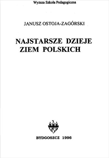 HISTORIA POLSKI - HP-Ostoja-Zagórski J.-Najstarsze dzieje ziem polskich.jpg