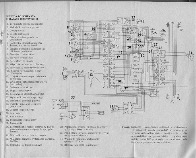 ZETOR katalog - Schemat instalacji elektrycznej ZETOR 5211, 5245, 6211, 6245, 7211, 7245.jpg